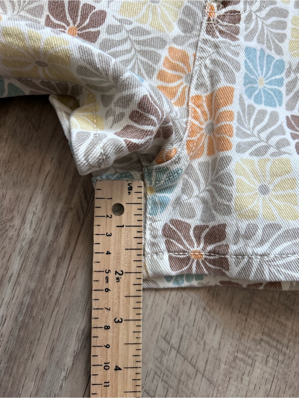 Roxy Wunderlust Golden Haze Vintage Geo Floral cotton blend summer beachy casual - Picture 5 of 8